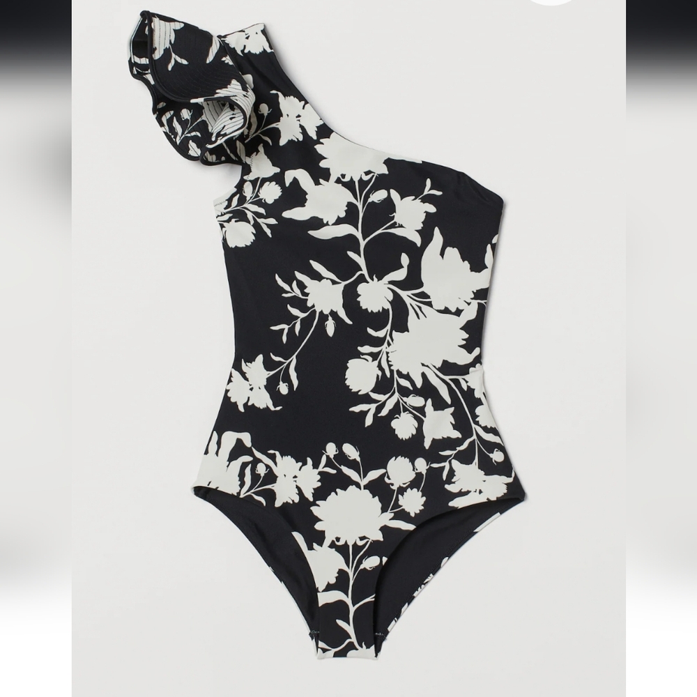Johanna Ortiz X H&M Sz XS one-shoulder Swimsuit